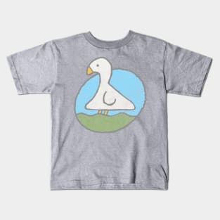 sad goose Kids T-Shirt